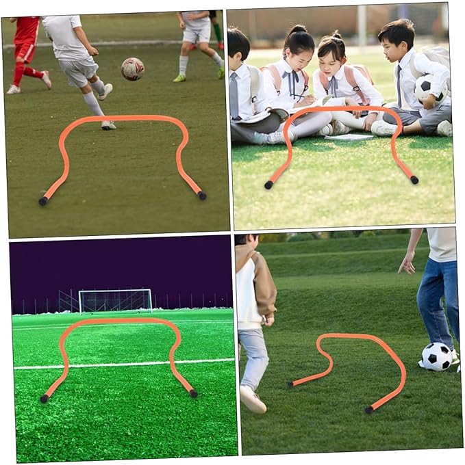 3pcs Agility Training Hurdles Durable Speed Hurdles for Boys and Girls for Track Drills Soccer Core Strength Exercises Bright Colors for Enhanced Visibility