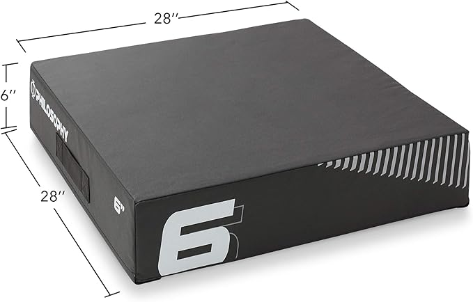 Philosophy Gym Soft Foam Plyometric Box - Jumping Plyo Box for Training and Conditioning