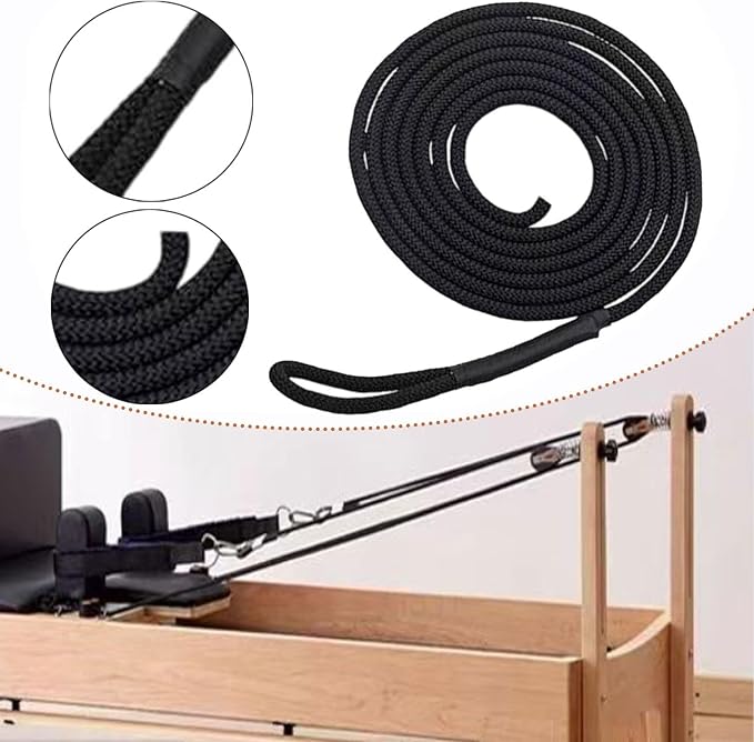 Pilates Reformer Pull Rope Components Hardware, Easy to Install, Band, Strap for Pilates Core Bed Accessories Exercise Equipment, 260cm/102.36inch