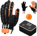 Rehabilitation Robot Gloves, Finger Exerciser for Stroke Recovery Hand Glove Equipment Hand Function Rehabilitation (Orange Right Hand 2X-Large)