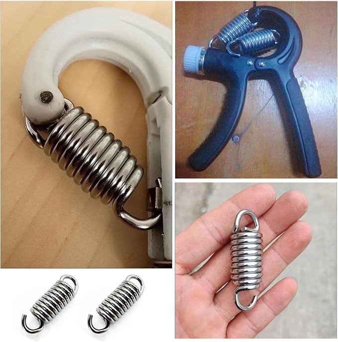 5 Pack Grip Strength Trainer Spring Replacement Stainless Steel Resistant Tension Springs For Hand Grip Strengthener Hand Gripper Squeezer Forearm Strengtheners Exerciser Repair Parts