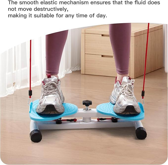 Waist Twisting Machine Pilates Twister Ab Twister Board with 300 lbs Capacity, Noiseless Home Gym Equipment for Core Exercise Slim Waist Belly Fat Workout for Women (Blue)