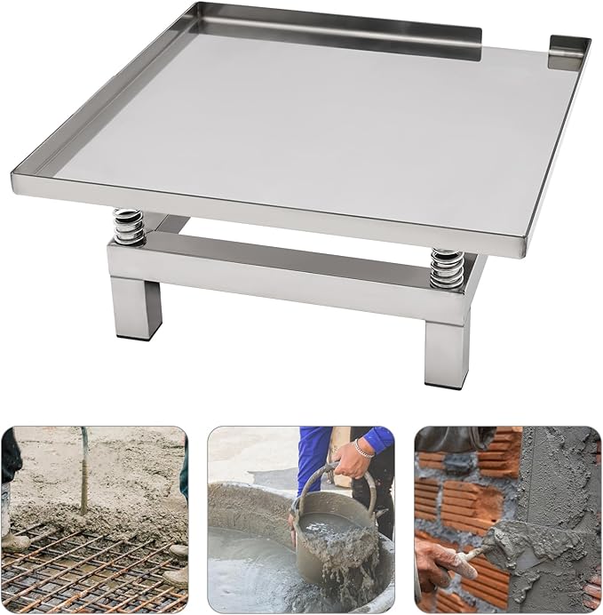 Concrete Vibrating Table Countertop Vibration Platform Compact Stainless Steel Vibration Table