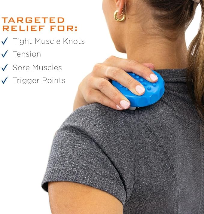 ProStretch Marble Roller, Hand-Held Portable Massage Tool with Magnetic Balls for Acupressure and Muscle Soreness Relief