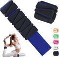 Ankle Weights for Women Wrist Weights Set of 2 (1 lb/2 lb Each) Adjustable Arm Leg Weight for Womens Men Suitable for Walking Swimming Running Pilates Yoga Gym