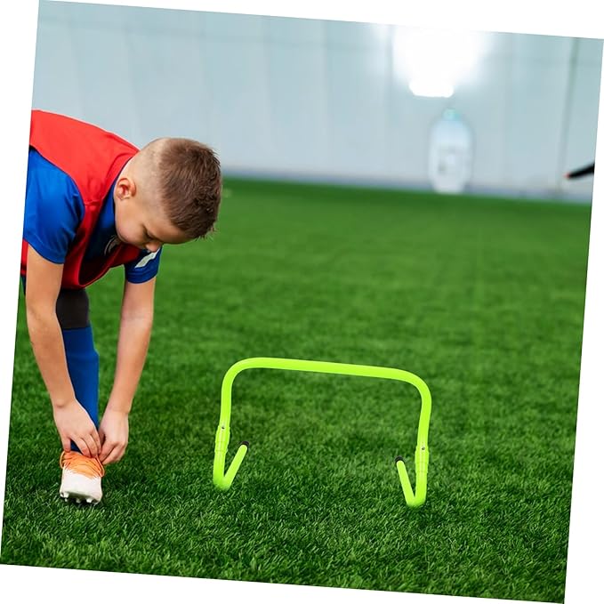 Wear-Resistant Speed Hurdles for Soccer Training Height Agility Equipment for Boys and Girls Coordination and Footwork Skills