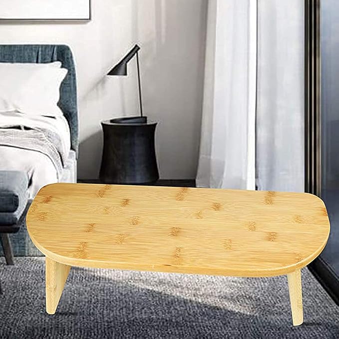 Bamboo Ergonomic Folding Meditation Bench - Meditation Chair Folding - Ideal for Vipassana and Transcendental Meditation - Including Handbag