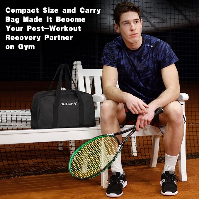 QUINEAR Air Compression Recovery System, Professional Sequential Device for Massage Therapy, Foot and Leg Recovery Boots to Improve Circulation for Athletes, FSA-HSA Eligible (Small)