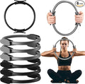 Syhood Pilates Ring 11. 81 Inch Pilates Circle Yoga Ring Magic Lightweight Flexible Workout Equipment for Fitness Physical Therapy Resistance Exercise Arms Legs