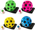 BOTIZR Wrist Rebound Sports Balls，Space Ball，Moon Ball，Easy to Grip and Catch，Wrist Exercise Sports and Play for Kids Adults, Yellow, green, blue, rose