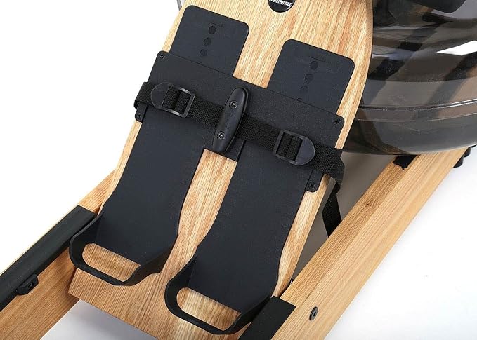 WaterRower Oak Rowing Machine with S4 BLE Monitor | USA Made Water Rower | Original Handcrafted Erg Row Machine for Home Use & Gym