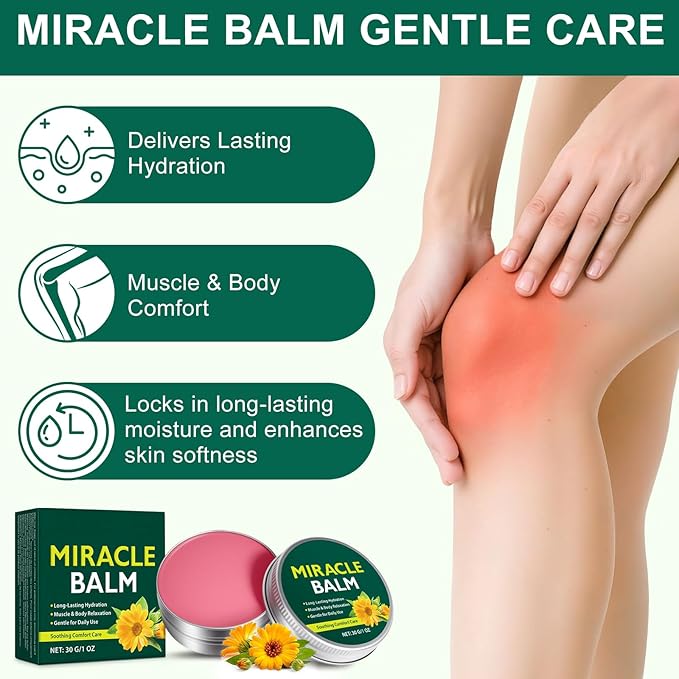 Massage Balm for Muscle Comfort & Post-Workout Recovery, Portable Body Care Cream with Arnica & Calendula, Smooth Glide, Non-Greasy, Ideal for Neck, Shoulders, Back & Legs