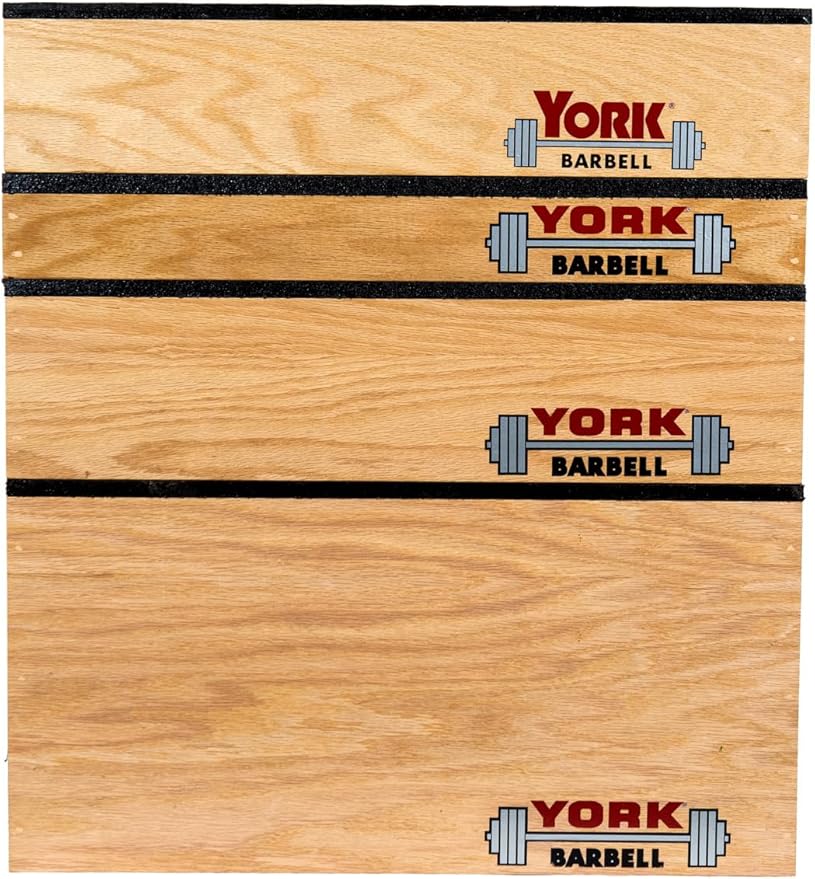 York Barbell Stackable Plyo/Step-Up Box 24" x 24" x 6"
