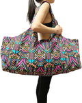 Aozora Yoga Mat Bag Large Yoga Mat Tote Sling Carrier with Pockets Fits Mats with Multi-Functional Storage Pockets Light and Durable