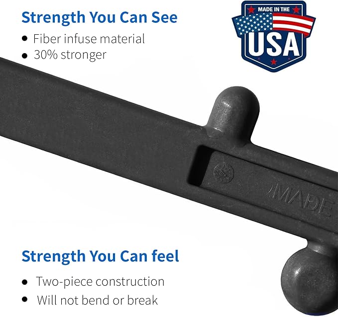 Body Back Buddy Classic USA Made Handheld Massage Cane - Full Body Trigger Point Tool for Deep Tissue Pain Relief - Dual Hooks for Back, Shoulder, Neck - (2.0 Black)
