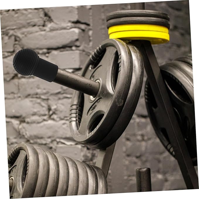 KESYOO Barbell Attachment Set for Gym Equipment Non-Slip Grip Heavy-Duty Steel Core Strength Training Compatible Standard Bars for Squats and Rows
