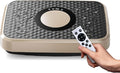Vibration Plate Machine with Resistance Bands and Remote Control 125 Speed Levels 450LB Capacity Whole Body Oscillating Platform for Home Use