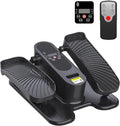 HOMGIM Under Desk Elliptical Machine - Quiet Motorized Leg Exerciser with Smart Remote, 12-Speed Manual Programs Auto/3 Auto Programs LCD Display & Bidirectional Motion for Home/Office