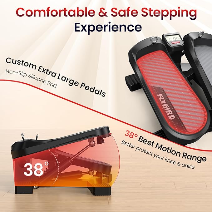 FLYBIRD Vibration Plate Exercise Machine & Stair Stepper for Exercise