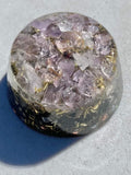 Amethyst, Ametrine Orgone Generator Energy Accumulator 528Hz/7.83Hz/Advance Harmonics Many Beautiful Ingredients and Colors (Amethyst, Ametrine)