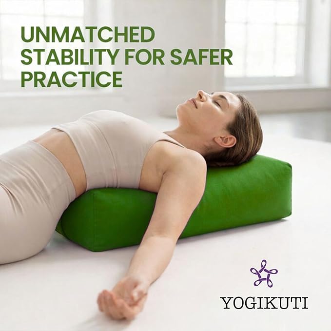 Rectangular Cotton Yoga Bolster, Yoga Pillow, Yoga Cushion, Yin yoga Bolster, Iyengar yoga bolster