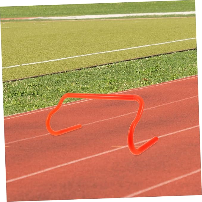 1pc Football Training Hurdle for Agility and Speed Drills Detachable Portable and Jumping Rack Orange