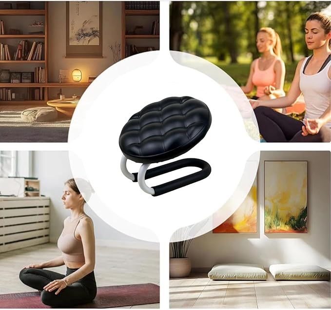 Ergonomic Meditation Cushion, Portable Prayer Stool, Mindfulness Seat with Comfort Padding, Relaxation Bench for Daily Practice, Home Zen Gear, Kneeling Support for Meditation Space