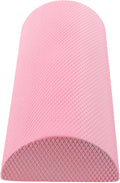 Semicircle Foam Roller for Lumbar Support and Muscle Massage, 30X6.3 Inch Pink Half Roller for Fitness, Core Stability and Back Exercise at Home