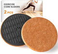 MUYOS Sliders for Working Out, Floor Sliders for Exercise, Sliding Discs for Hardwood Floors – Core and Strength Training, Protects Floors, Ideal for Home Gym Fitness