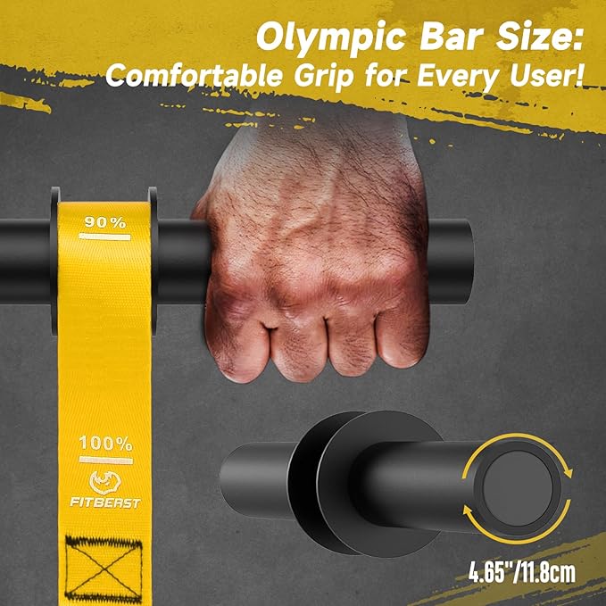 FitBeast Wrist Roller Forearm Trainer, Adjustable Strap Forearm Blaster for Grip Strength & Wrist Workouts