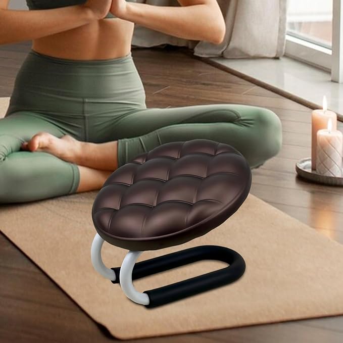 Kneeling Meditation Stool, Prayer Bench Versatile Portable Chair for Home Yoga Studio, Comfortable Prayer Bench for Daily Use