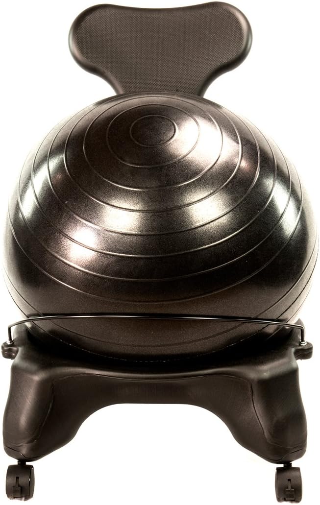 AEROMAT Ball Chair - Black - 22"x22"x31"