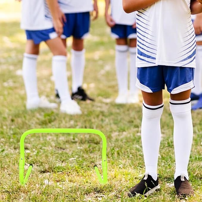 Milisten Professional Football Training Agility Hurdles Obstacles for Boys and Girls Speed and Coordination for Outdoor Practice