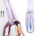 Leg Stretcher Strap - Yoga Stretching Strap,Yoga Door Swing,Backbend Training Rope with Door Anchor, Flexibility Trainer Stretching Equipment Assist Stretch Strap for Fitness Gymnastics Dance Aerial Ballet (purple)