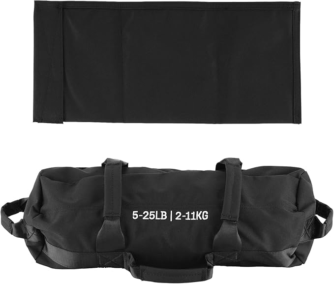 Sandbags for Workout,Adjustable Sand Bags for Fitness,Yoga, Strength Training and Full-Body Workouts,Black