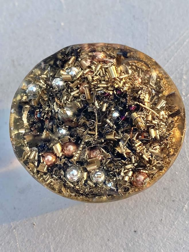 Zebra Jasper Orgone Generator Energy Accumulator 7.83Hz/432Hz/528Hz/Advance Harmonics Many Beautiful Ingredients!! (Zebra Jasper)