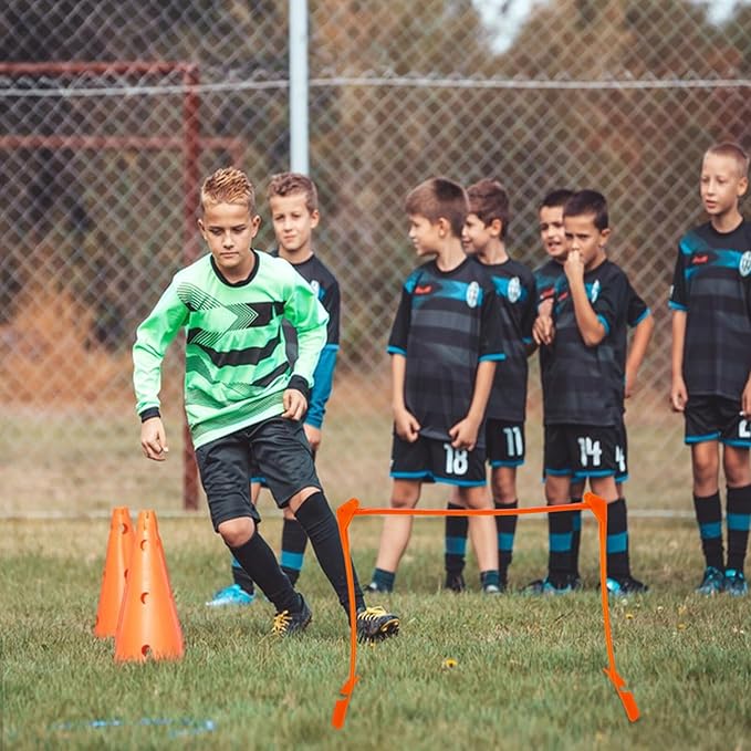 Speed Hurdles Agility Training Hurdles Adjustable Hurdles Soccer Training Hurdle for Soccer, Football etc