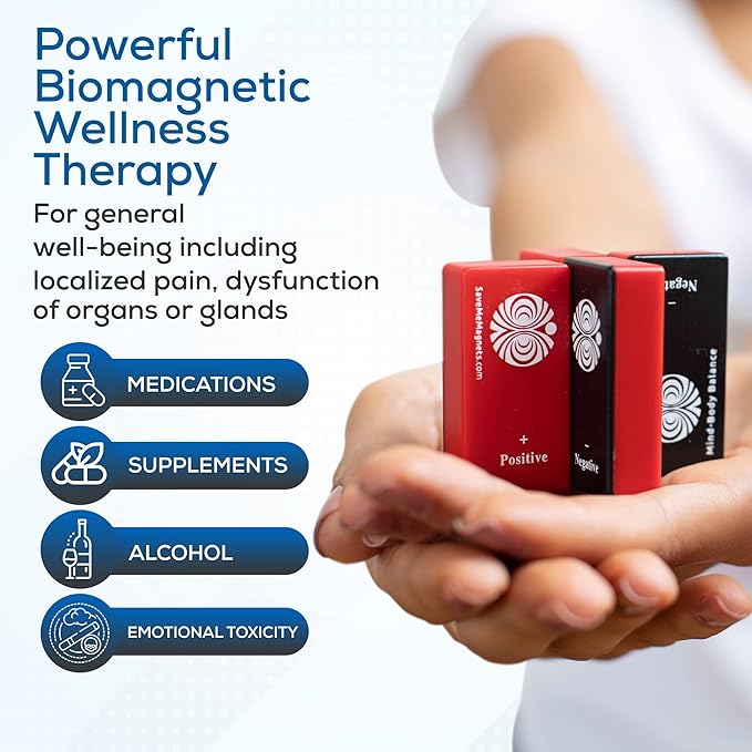 SaveMeMagnets - Biomagnetism Wellness Kit | 10 Therapeutic-Grade Magnets & Illustrated Guide | DIY Magnet Self-Care for Wellness & Balance | Magnetic Tools for Energy, Alignment & Recalibration