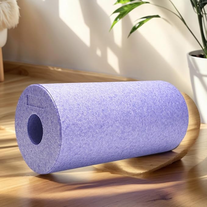 Massage Roller - Deep Tissue Cylinder, High Pressure Muscle Reliever, Fitness Recovery Aid | for Back Arm Leg Shoulder Neck Foot Yoga Pilates Stretching Gym Exercise