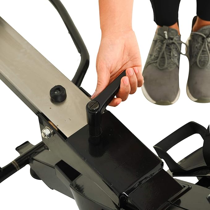 Women's Health Men's Health Women’s Health Men’s Health Bluetooth Dual Handle Rower Rowing Machine with MyCloudFitness App (1678), Black