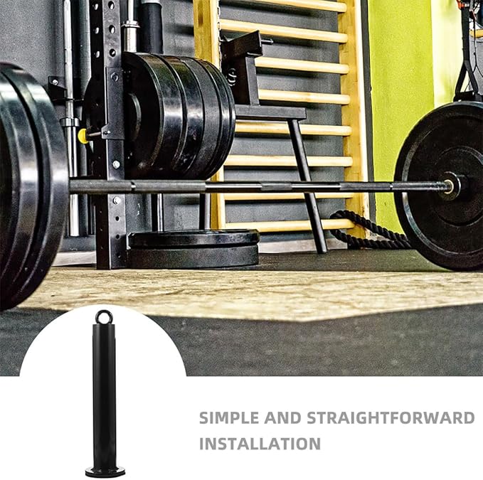 2Pcs Gym Weight Loading Pin and Weight Plate Holder Fitness Pulley Cable Machine Attachment 48Mm Diameter × 320Mm Fitness Equipment Accessory for Strength Training