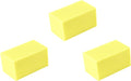 CanDo Hand Therapy Blocks - Yellow (Extra-Soft), Pack of 3 - Grip Strengthening Foam Hand Exercise Tools for Physical Therapy, Arthritis, Carpal Tunnel, Stress Relief, Anxiety