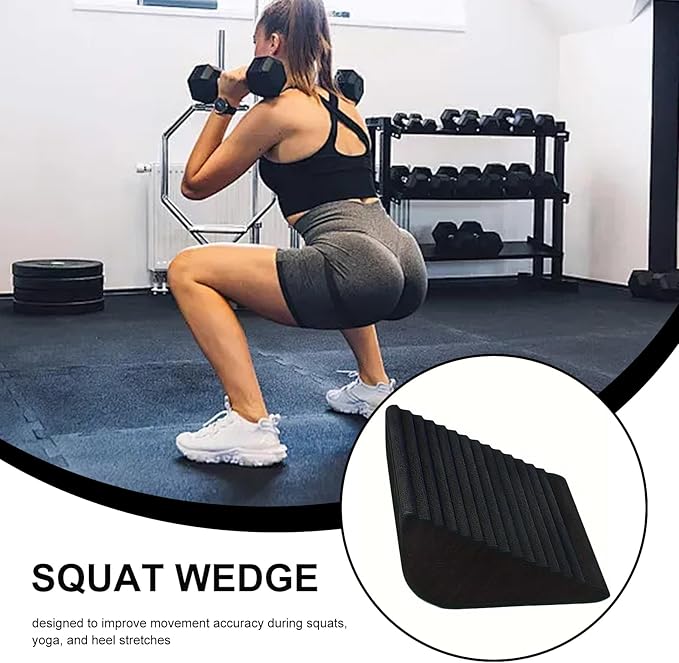 Squat Wedge Block | Ergonomic Workout Raise Board,Exercise Squat Block,for Workout Fitness Pushup Weightlifting Gym Yoga Balance Training Women Men Teens