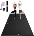 VEVOR Large Exercise Mat, 12'x6'/10'x6'/9'x6'/8'x6'/8'x5'/7'x5'/6'x4' (7mm) Extra Thick, Non Slip High Density Premium Workout Mat, Exercise Yoga Mat for Men & Women, Fitness & Exercise Mat with Bag & Carry Strap, for All Types of Home Yoga, Pilate & F...