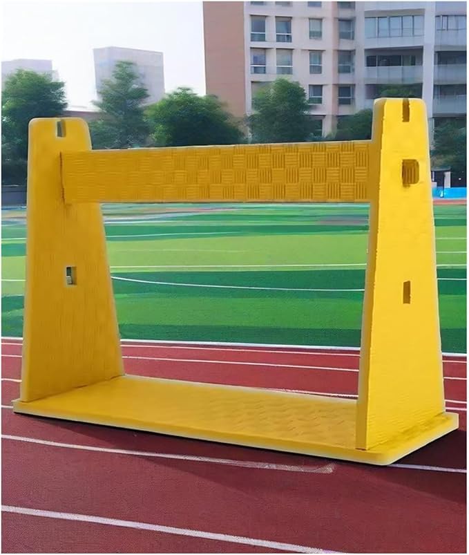 Lightweight Speed Hurdles Training Hurdles,Height Adjustable Foam Agility Hurdles,Detachable Training Hurdle Equipment(Yellow,5 pcs)