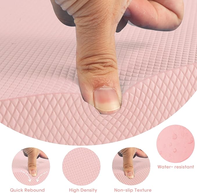 Exercise Balance Pad，Balance Foam Mat for Physical Therapy Equipment & Strength Stability Training, Slip Resistant Foam Mat for Yoga, Pilates, Meditation，Gardening knee pads