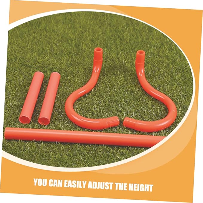 HANABASS 3pcs Speed Ladder Agility Hurdle Rack Boys and Girls Exercise Dog Training Equipment Easy Assembly Adjustable Height