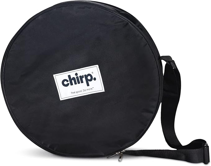 Chirp Wheel Carrying Case - Travel Case for On the Go Back Pain Relief & Stretching - Compatible with Yoga Supplies and Foam Roller Sets Wheels Not Included