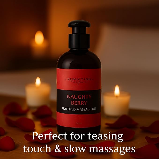 Vegan Massage Oil for Body – Plant-Based Body Oil for Moisturizing, Relaxation, Deep Tissue and Aromatherapy Massage – GMO-Free
