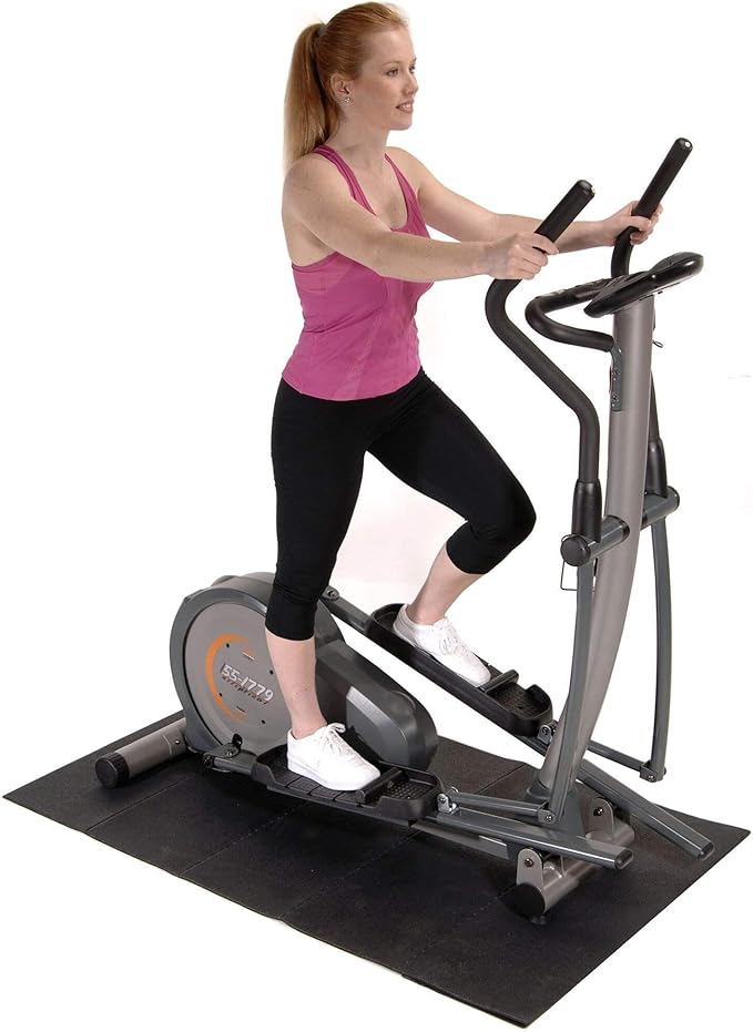 Stamina Fold-to-Fit Folding Equipment Mat (84-Inch by 36-Inch), Black
